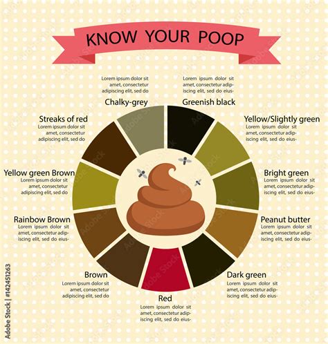 poop color chart for adults.